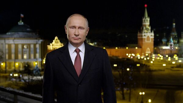 Novogodišnja čestitka Vladimira Putina - Sputnik Srbija