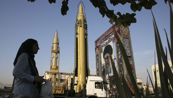 Rakete na trgu Bahrein u Teheranu - Sputnik Srbija
