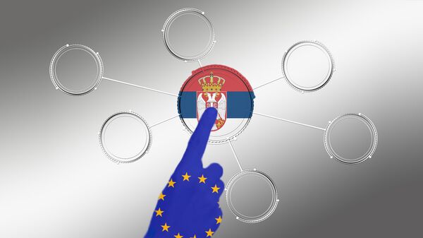Србија ЕУ - илустрација - Sputnik Србија