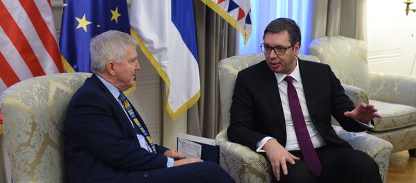 Кајл Скот и Александар Вучић - Sputnik Србија