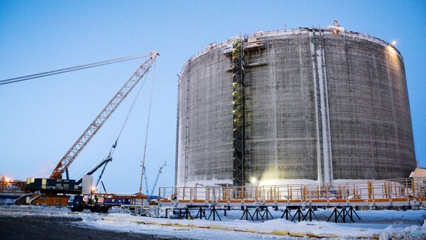 Резервоари у фабрици за производњу течног гаса Јамал ТПГ - Sputnik Србија