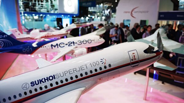 Putnički avion Suhoj superdžet SSJ-100 Putnički avion Suhoj superdžet SSJ-100 - Sputnik Srbija