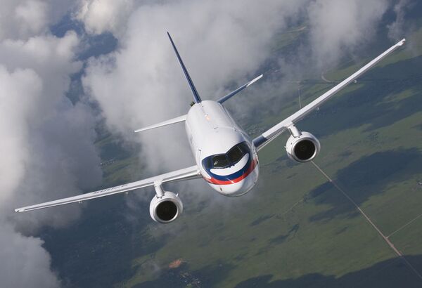 Putnički avion Suhoj superdžet SSJ-100 Putnički avion Suhoj superdžet SSJ-100 - Sputnik Srbija