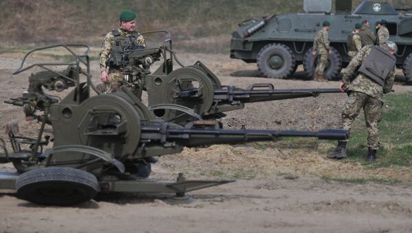 Vojne vežbe ukrajinske vojske kod Lavova - Sputnik Srbija