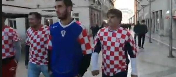 Hrvatski navijači - Sputnik Srbija