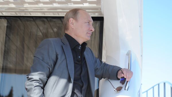 Vladimir Putin na Valamu - Sputnik Srbija