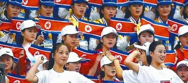 Светско првенство Северне Кореје: Младе и лепе навијачице. Светско првенство Северне Кореје: Младе и лепе навијачице. - Sputnik Србија