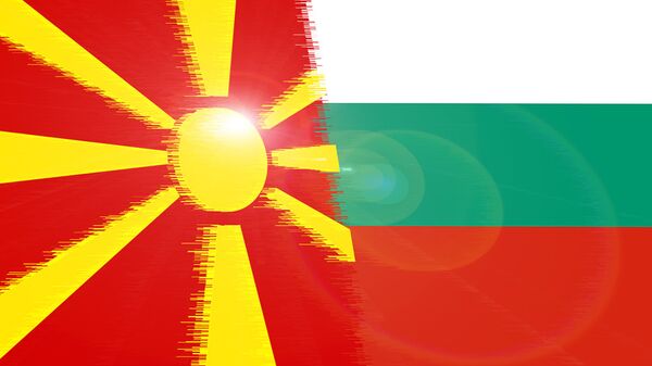 Zastave Makedonije i Bugarske - Sputnik Srbija