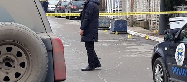 Mesto na kom je ubijen Oliver Ivanović u Kosovskoj Mitrovici. Mesto na kom je ubijen Oliver Ivanović u Kosovskoj Mitrovici. - Sputnik Srbija