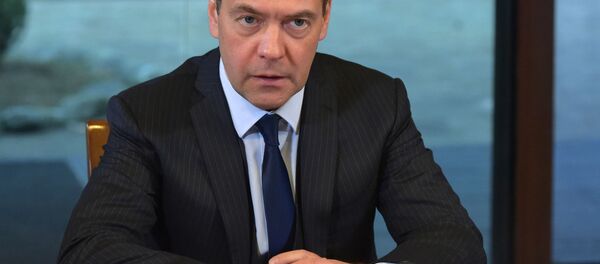 Председатель правительства РФ Дмитрий Медведев Председатель правительства РФ Дмитрий Медведев - Sputnik Србија