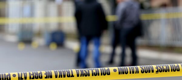 Mesto na kom je ubijen Oliver Ivanović u Kosovskoj Mitrovici. - Sputnik Srbija