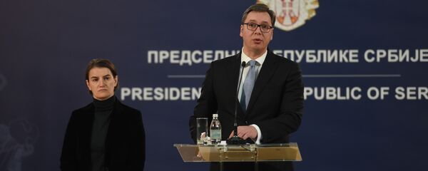 Aleksandar Vučić i Ana Brnabić Aleksandar Vučić i Ana Brnabić - Sputnik Srbija