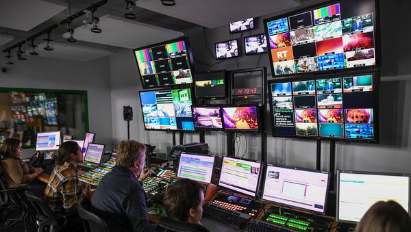 Studio televizije RT u Moskvi - Sputnik Srbija