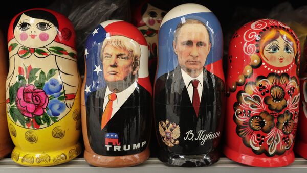 Путин, Трамп, матрјошке - Sputnik Србија