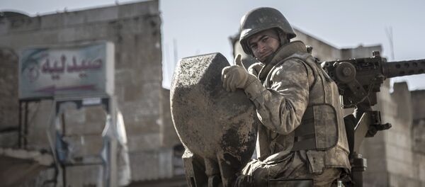 Припадник турске војске у Сирији Припадник турске војске у Сирији - Sputnik Србија