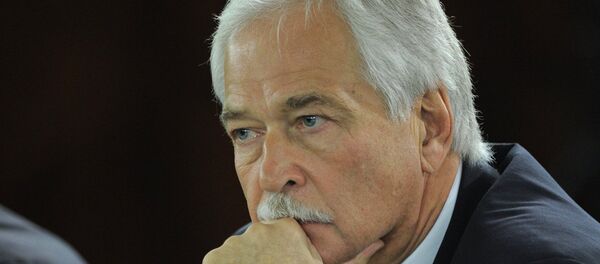 Stalni predstavnik Rusije u kontakt-grupi za rešavanje situacije u Donbasu, Boris Grizlov. Stalni predstavnik Rusije u kontakt-grupi za rešavanje situacije u Donbasu, Boris Grizlov. - Sputnik Srbija