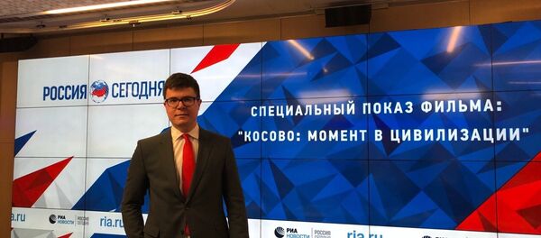 Борис Малагурски на промоцији свога филма - Sputnik Србија