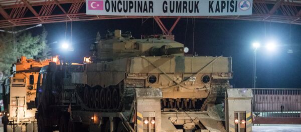 Turska vojna tehnika na granici sa Sirijom - Sputnik Srbija