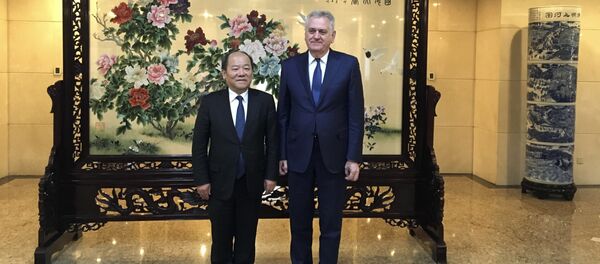 Tomislav Nikolić i potpredsednik kineske Državne komisije za reforme i razvoj Ning Đidža Tomislav Nikolić i potpredsednik kineske Državne komisije za reforme i razvoj Ning Đidža - Sputnik Srbija