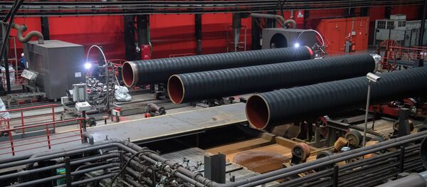 Цеви гасовода Северни ток 2 - Sputnik Србија