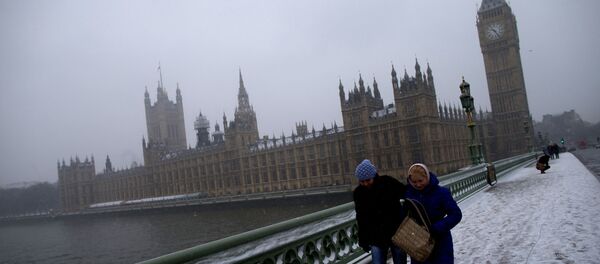 Снег у Лондону - Sputnik Србија