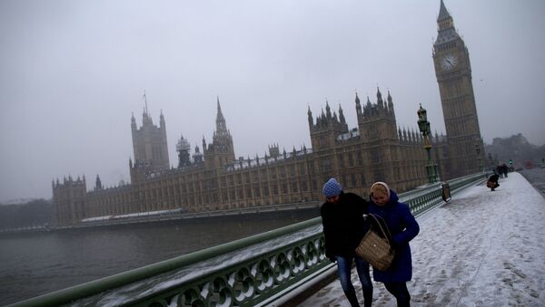 Снег у Лондону - Sputnik Србија