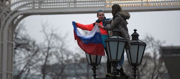 Učesnice nedozvoljenog skupa u centru Moskve - Sputnik Srbija