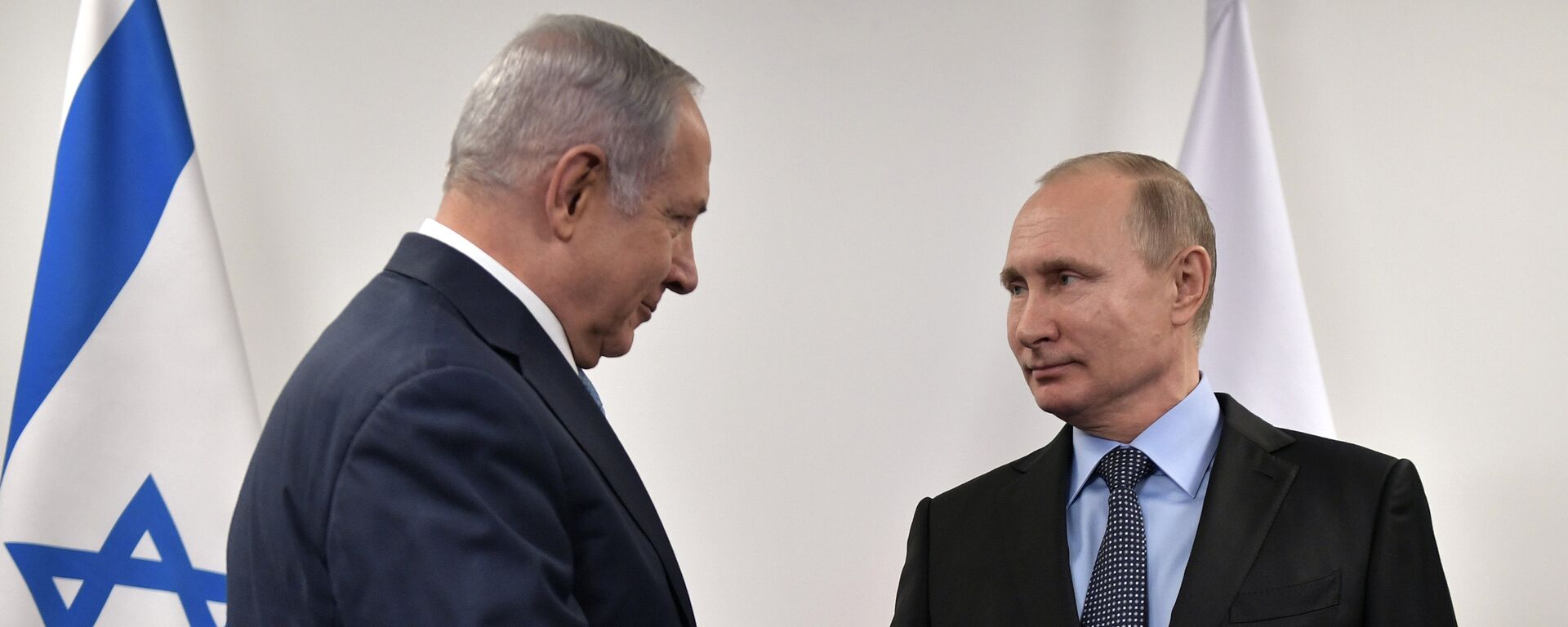 Premijer Izraela Benjamin Netanijahu i predsednik Rusije Vladimir Putin na sastanku u Moskvi - Sputnik Srbija, 1920, 16.10.2023