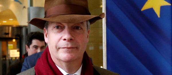 Најџел Фараж у Бриселу. - Sputnik Србија