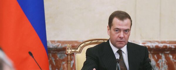 Премијер Русије Дмитриј Медведев на седници Владе Русије Премијер Русије Дмитриј Медведев на седници Владе Русије - Sputnik Србија