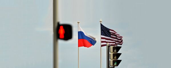 Zastave Rusije i SAD - Sputnik Srbija