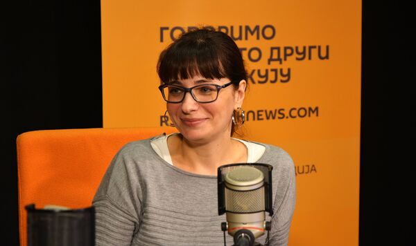 Direktorka Kineskog centra pri Megatrend univerzitetu dr Katarina Zakić. Direktorka Kineskog centra pri Megatrend univerzitetu dr Katarina Zakić. - Sputnik Srbija