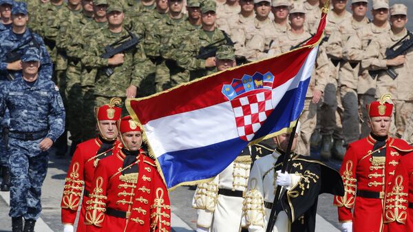 Војници Хрватске - архивска фотографија - Sputnik Србија