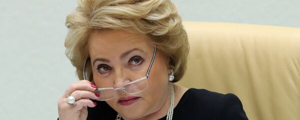 Predsedavajuća Saveta Federacije Rusije Valentina Matvijenko Predsedavajuća Saveta Federacije Rusije Valentina Matvijenko - Sputnik Srbija