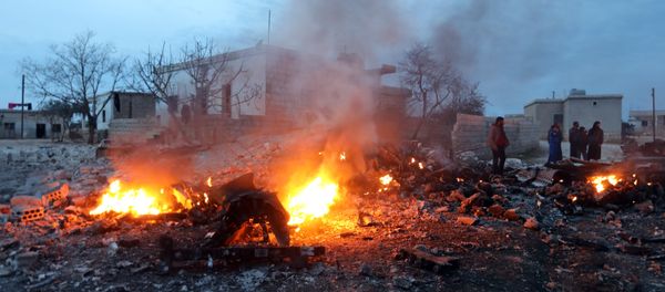 Оборени руски авион Су-25 Оборени руски авион Су-25 - Sputnik Србија