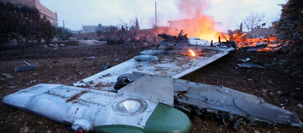 Место где је оборен Су-25 у Идлибу - Sputnik Србија