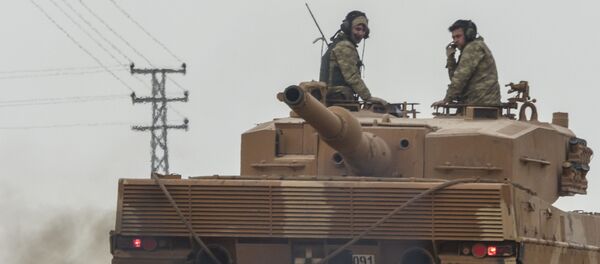 Turska vojna tehnika u operaciji u Afrinu, Sirija - Sputnik Srbija