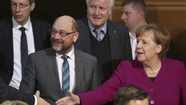 Martin Šulc i Angela Merkel - Sputnik Srbija