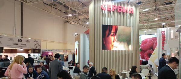 Sajam hrane u Moskvi - štand Srbije - Sputnik Srbija