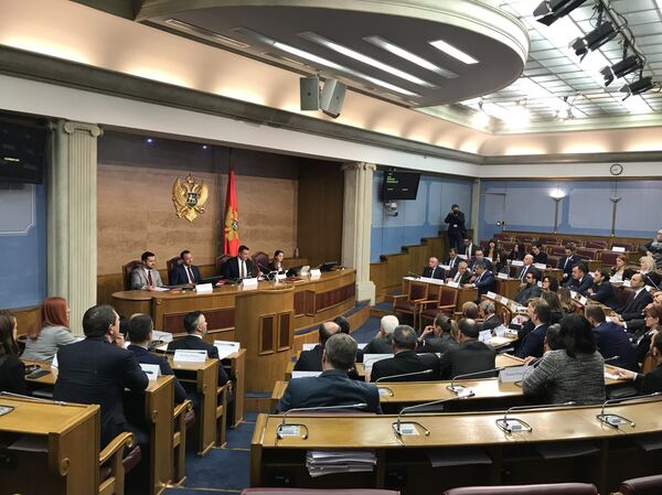 Јоханес Хан у парламенту Црне Горе - Sputnik Србија