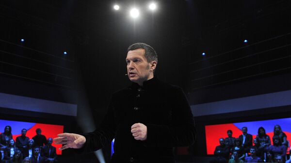 Ruski televizijski voditelj Vladimir Solovjov - Sputnik Srbija