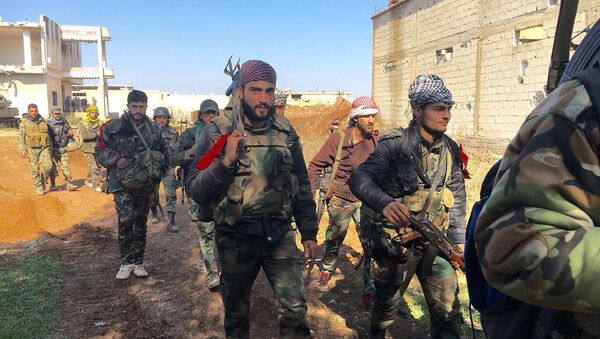 Pripadnici sirijske vojske u provinciji Dera - Sputnik Srbija