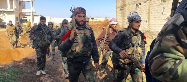 Pripadnici sirijske vojske u provinciji Dera - Sputnik Srbija