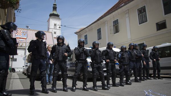 Полиција у Загребу - Sputnik Србија