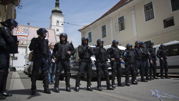 Policija u Zagrebu - Sputnik Srbija
