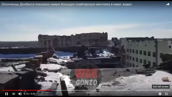 Testiran najveći snajper na svet - u Donbasu (video) - Sputnik Srbija