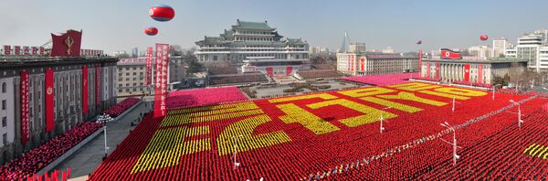Војна парада у Пјонгјангу, Северна Кореја Војна парада у Пјонгјангу, Северна Кореја - Sputnik Србија