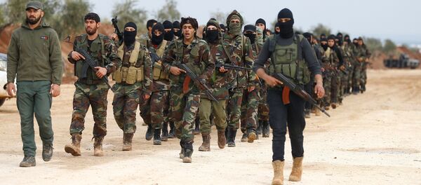 Pripadnici Slobodne sirijske armije pod zaštitom Turske - Sputnik Srbija