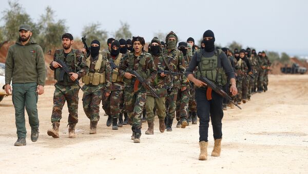 Pripadnici Slobodne sirijske armije pod zaštitom Turske - Sputnik Srbija