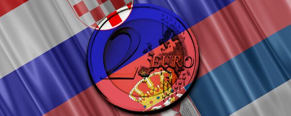 Srbija Hrvatska zastave Srbija Hrvatska zastave - Sputnik Srbija